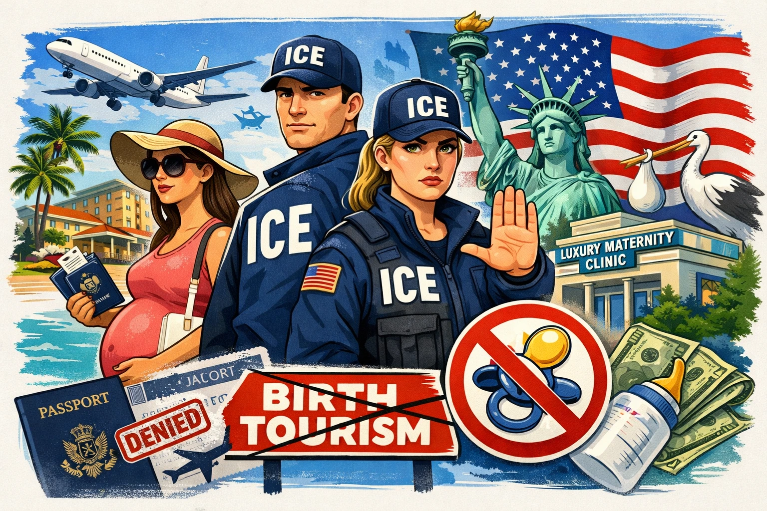 U.S. Immigration and Customs Enforcement Launches New Efforts to Stop Birth Tourism